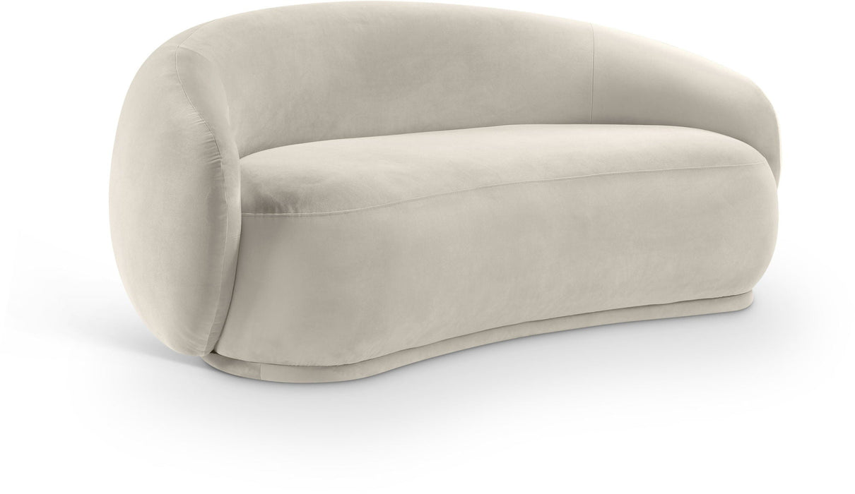 Loveseat tapizado de terciopelo Emery de 77"