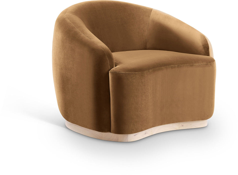 Gustavo Velvet Upholstered Accent Chair