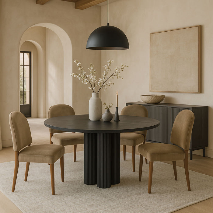Varinelle Velvet Performance Fabric Upholstered Dining Chair