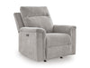 Barnsana Power Reclining Sofa - Black/Gray