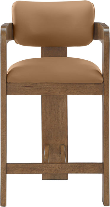 Sacha Vegan Leather Upholstered Counter Stool