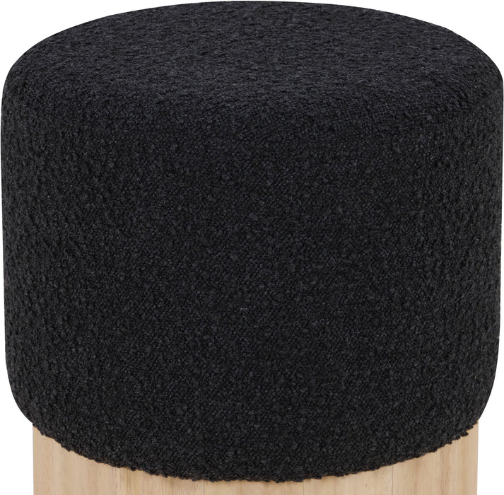 Veranda Boucle Fabric Upholstered Stool