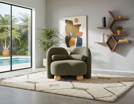 Daphne Boucle Fabric Upholstered Chair