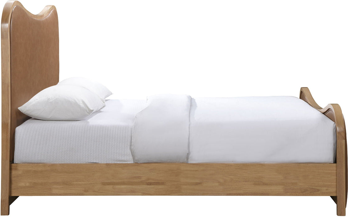 Arvada Vegan Leather Upholstered Bed