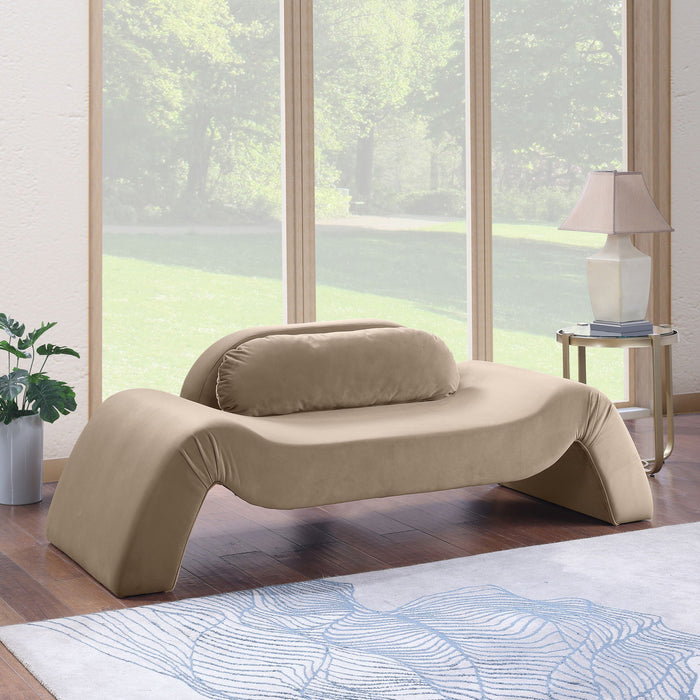 Austin 87.5" Velvet Upholstered Loveseat