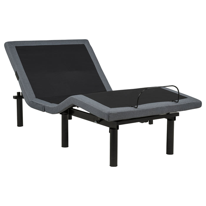 Weston Dual-Motor Massage Adjustable Bed Base in Black and Grey
