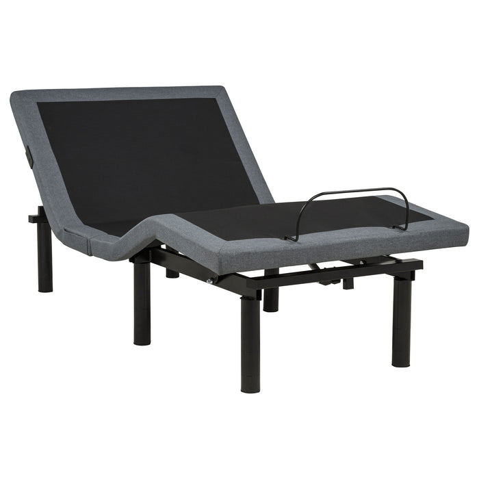 Weston Dual-Motor Massage Adjustable Bed Base in Black and Grey