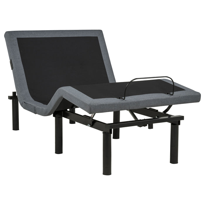 Weston Dual-Motor Massage Adjustable Bed Base in Black and Grey
