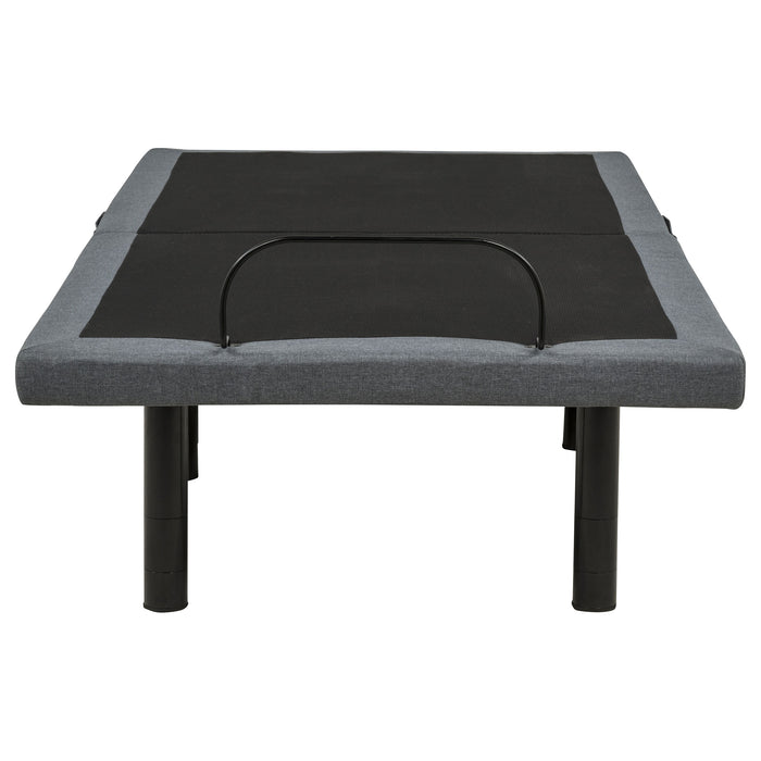 Weston Dual-Motor Massage Adjustable Bed Base in Black and Grey