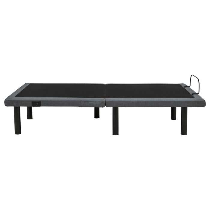 Weston Dual-Motor Massage Adjustable Bed Base in Black and Grey