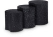 Dimple Terrazzo Pattern Iron Nesting 3pc. Modular End / Side Table