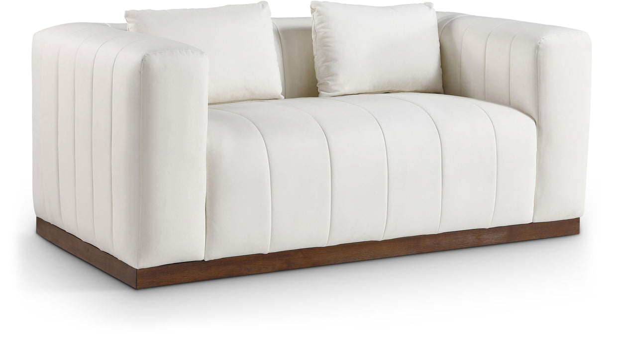 Mallina 67" Vegan Leather Upholstered Loveseat