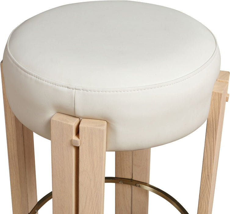 Harrison Vegan Leather Upholstered Counter Stool