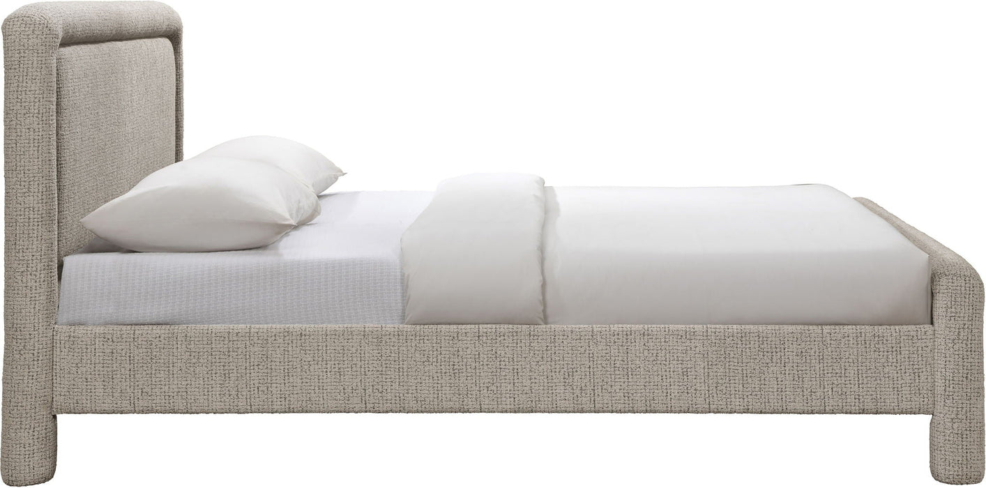 Baylor Fabric With Interwoven Chenille Upholstered Bed