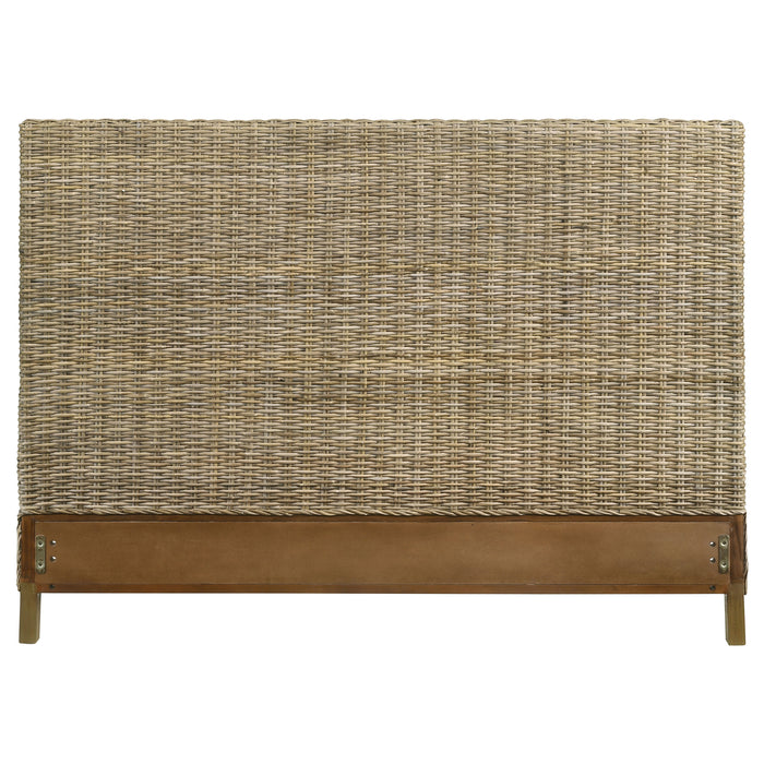 Zyla Woven Rattan Panel Headboard