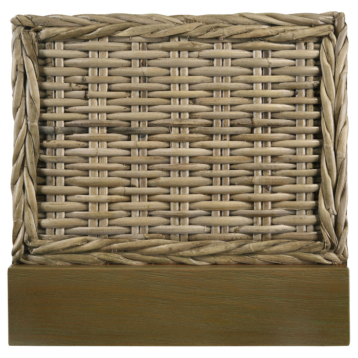 Zyla Woven Rattan Panel Headboard