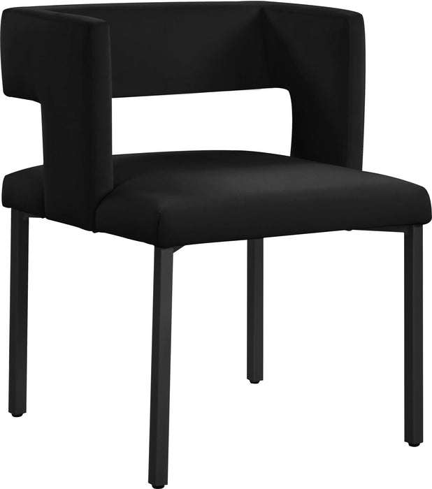 Caleb Velvet Upholstered Dining Chair