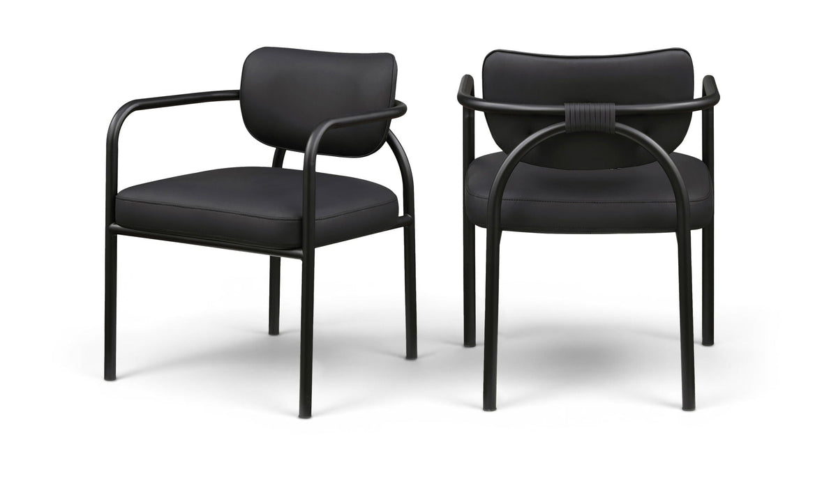 Serava Vegan Leather Upholstered Dining Chair