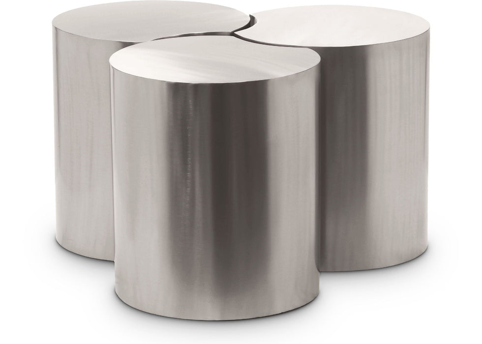Dimple Iron Nesting 3pc. Modular Coffee Table