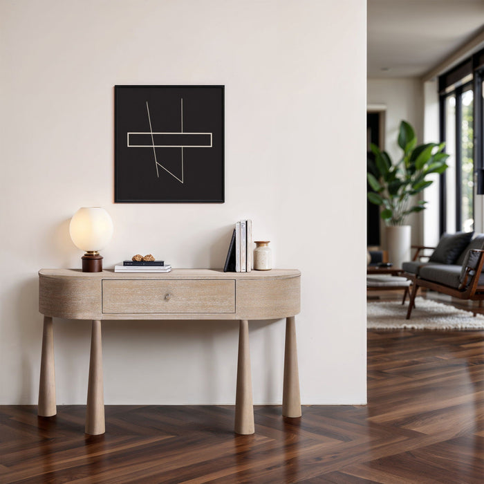 Oasis Acacia Veneer And Solid Wood Console Table