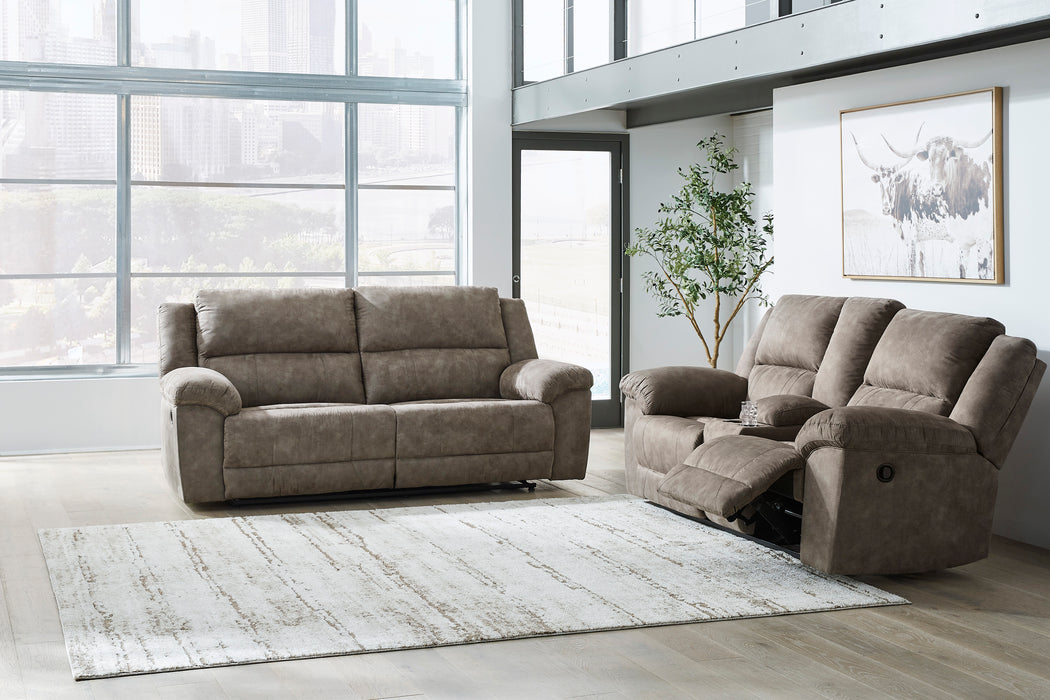 Laresview Reclining Sofa and Loveseat
