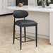 Riccio Vegan Leather Upholstered Counter Stool