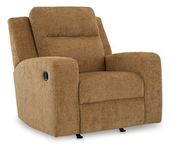 Kanlow Reclining Loveseat with Console - Yellow