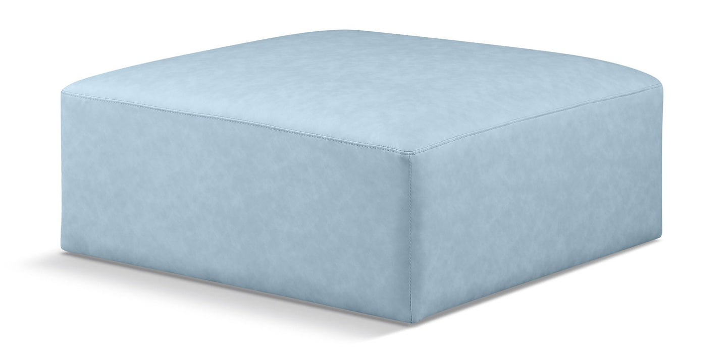 Cube Vegan Leather Modular Ottoman