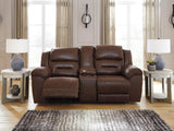 Sofá reclinable biplaza Stoneland con consola