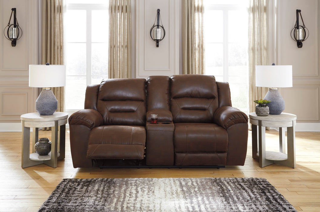 Stoneland Power Reclining Loveseat with Console