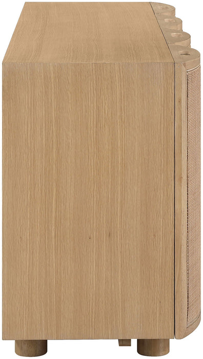Norin Cane, Solid Wood And Oak Veneer Sideboard/Buffet