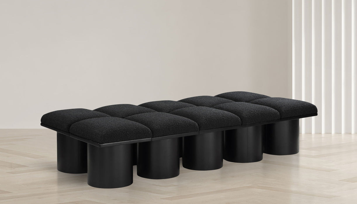 Pavilion Boucle Fabric Upholstered 10pc. Modular Bench