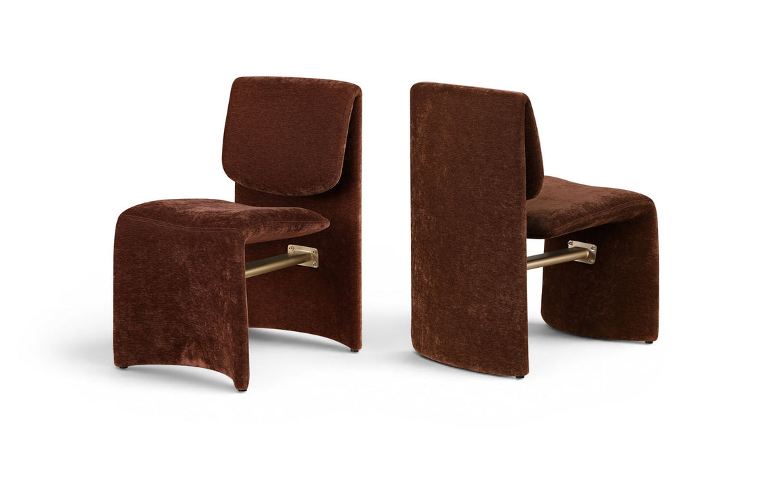 Slique Fabric Upholstered Dining Chair