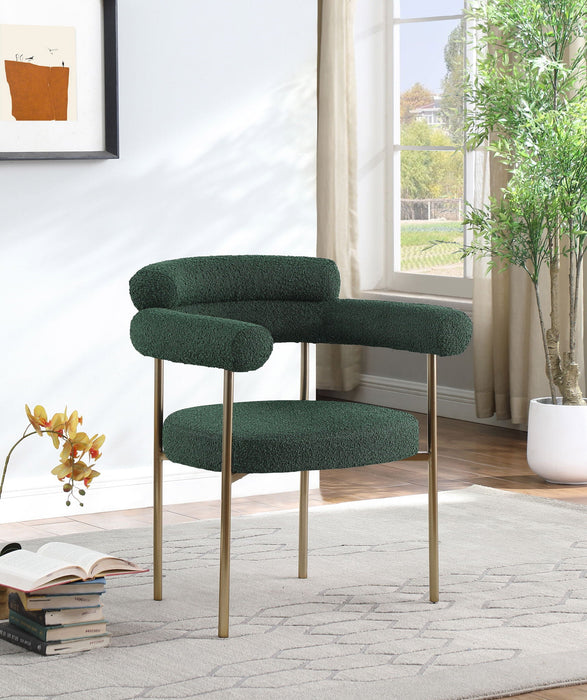 Blake Boucle Fabric Upholstered Dining Chair