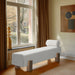 Edison Chenille Fabric Upholstered Bench