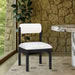 Roundhill Linen Textured Fabric Upholstered Dining Chair