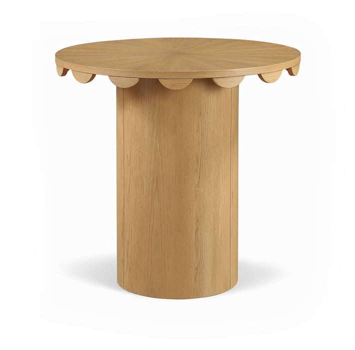 Dahlia 36" Solid Wood And Natural Cane Counter Height Table