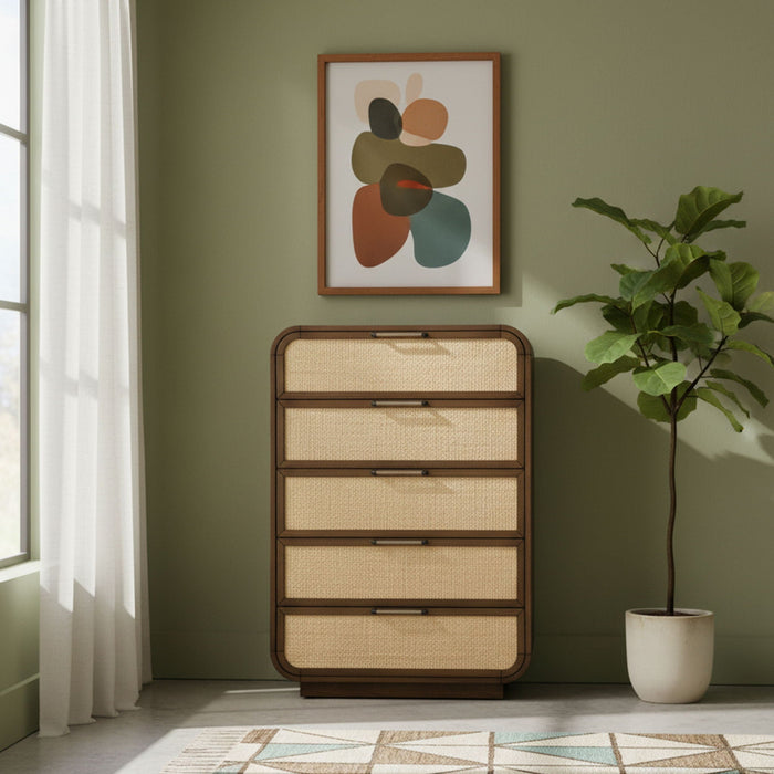 Windsor Natural Cane And Solid Wood Chest