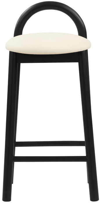 Calvin Vegan Leather Upholstered Counter Stool