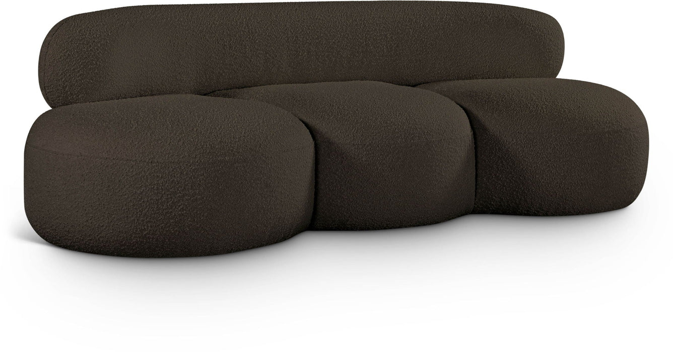 Venti 88.5" Boucle Fabric Upholstered Sofa