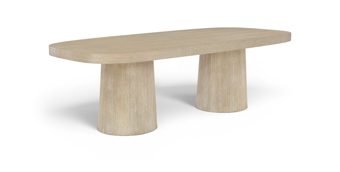 Woodhaven 96" / 120" / 144" Solid Wood And Oak Veneer Dining Table