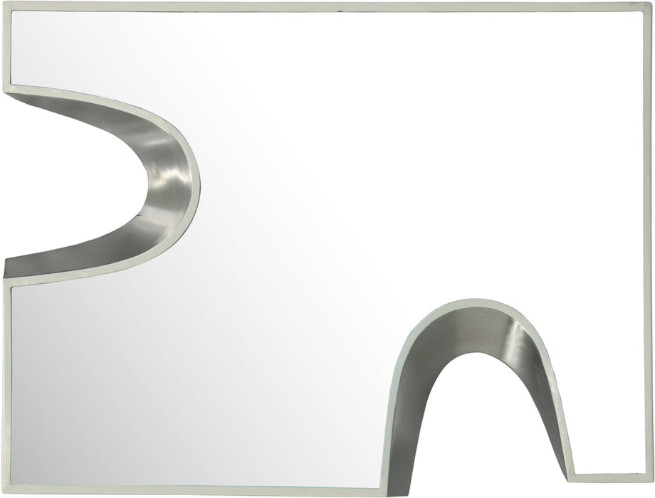 Soleil 28" W X 38" H Silver Accent Mirror