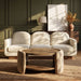 Wren Velvet And Oak Veneer Coffee Table