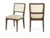 Atrium Cane Back And Vegan Leather Upholstered Seat Dining Chair