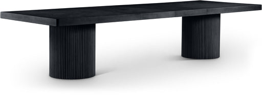 Belinda 96" / 120" / 144" Solid Wood And Oak Veneer Extendable Dining Table