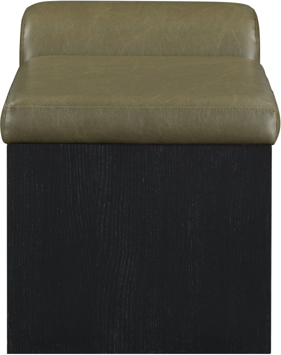 Delphine Vegan Leather Upholstered Bench