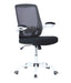 Contemporary Height Adjustable Computer Chair w/ Padded Arms 4019-CCH-BLK
