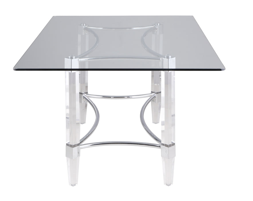 Contemporary Dining Table w/ 42"x 72" Top 4038-DT-RCT-4272