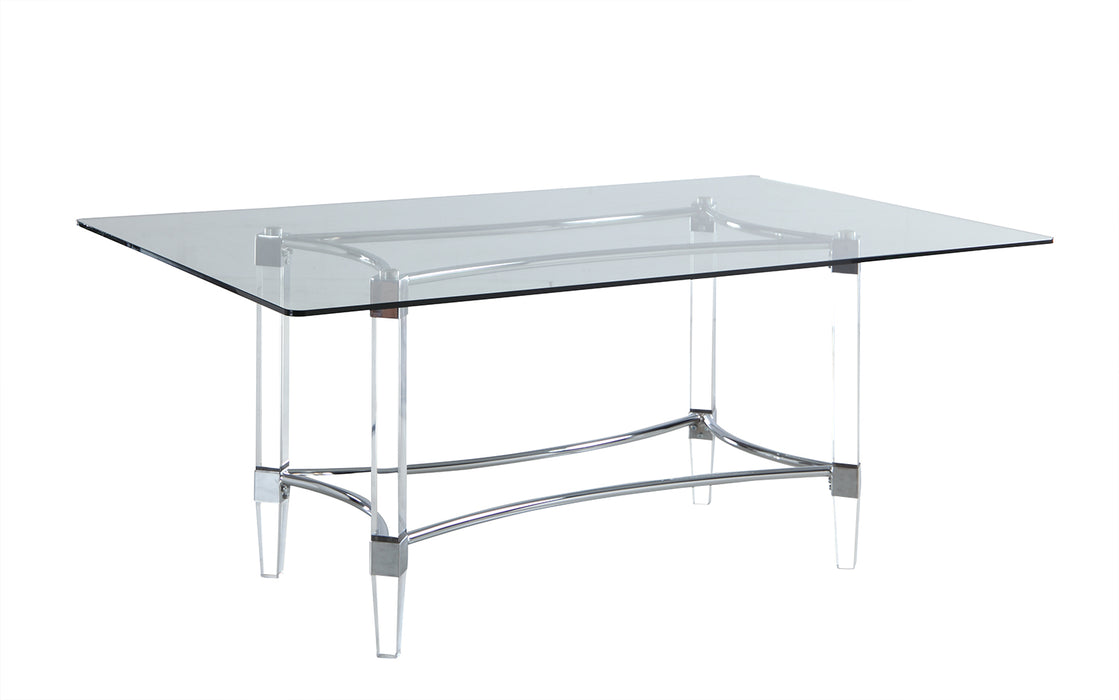 Contemporary Dining Table w/ 36"x 60" Top 4038-DT-RCT-3660