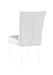 Contemporary Curved Flare-Back Parson Side Chair - 2 per box 4038-PRS-SC-WHT